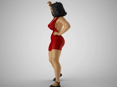 Admire Her Beauty 2 3D Print Model