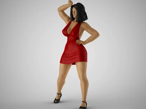 Admire Her Beauty 2 3D Print Model