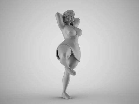Hopeful Girl 3D Print Model