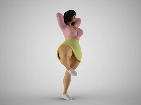 Hopeful Girl 3D Print Model
