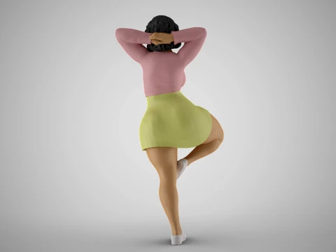 Hopeful Girl 3D Print Model