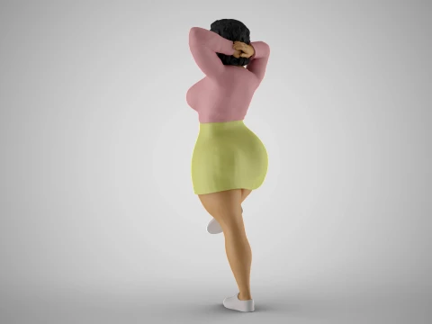 Hopeful Girl 3D Print Model
