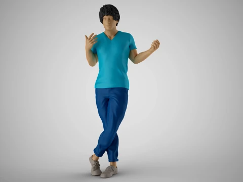 Homme expressif Modèles 3D en vedette