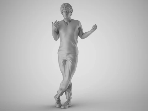 Expressive Man 3D Print Model