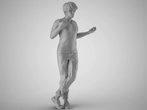 Expressive Man 3D Print Model