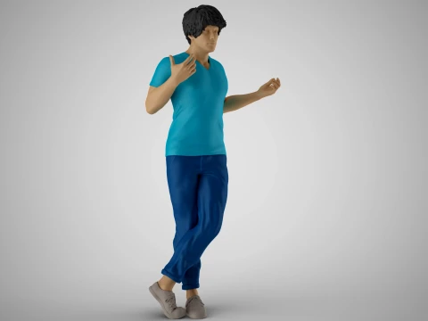 Expressive Man 3D Print Model