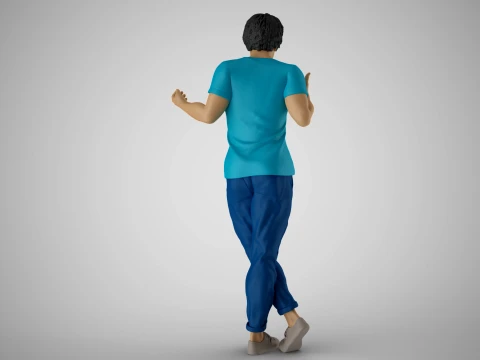 Expressive Man 3D Print Model