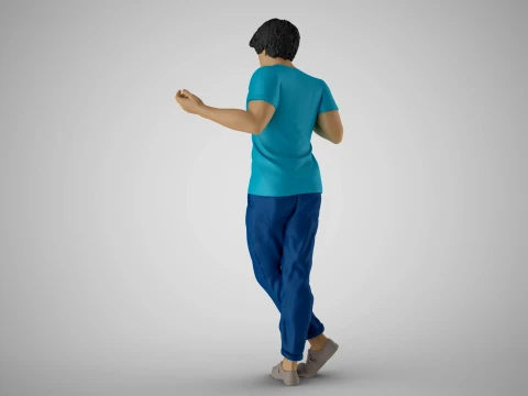 Expressive Man 3D Print Model