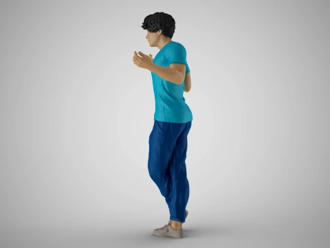 Expressive Man 3D Print Model