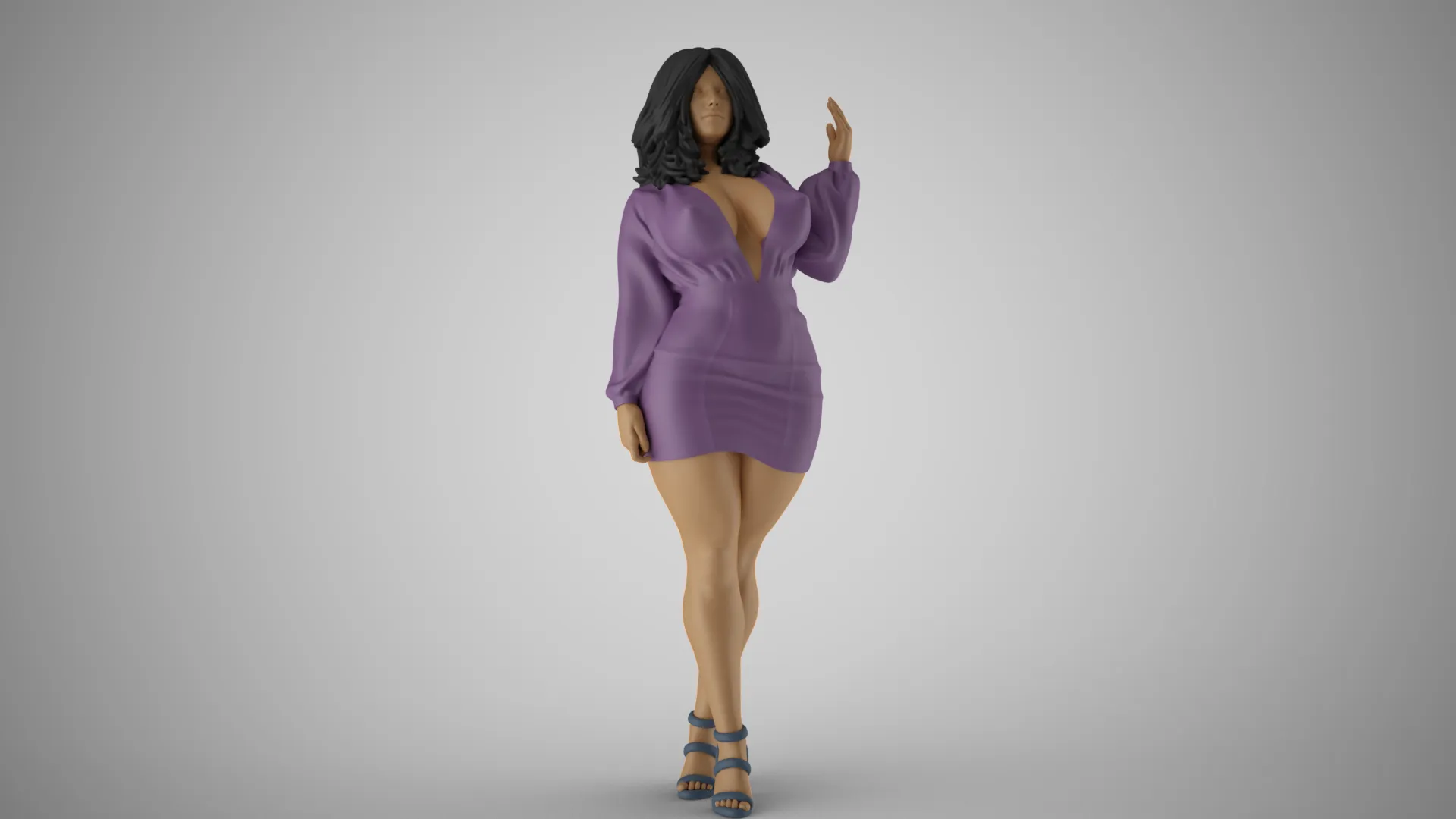 Royal Greeting 3D Print Model .c4d .max .obj .3ds .fbx .stl .blend 
