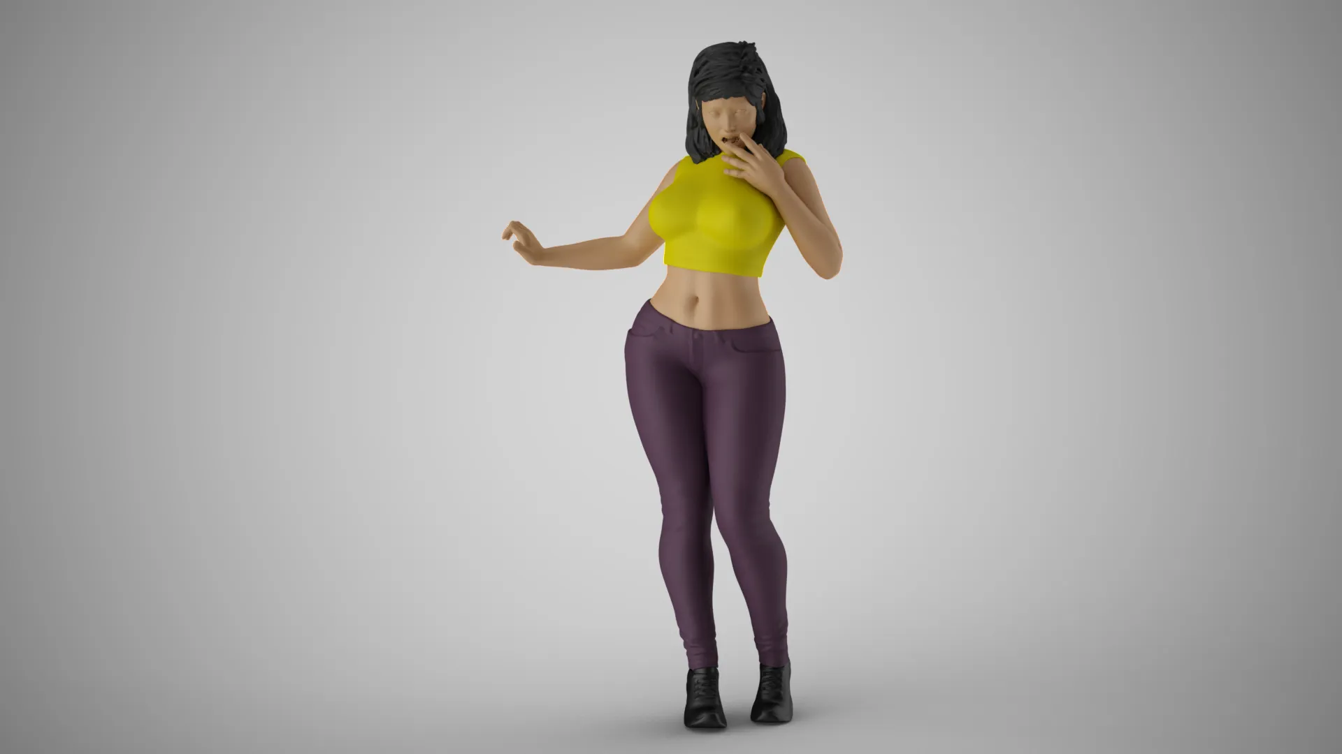 Behind the Fear 3D Print Model .c4d .max .obj .3ds .fbx .stl .blend 