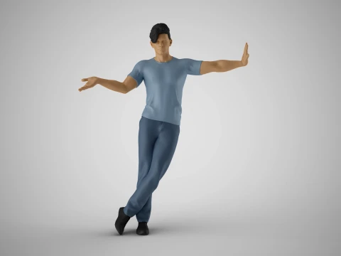 L'homme qui soul&egrave;ve des questions Modèles 3D en vedette