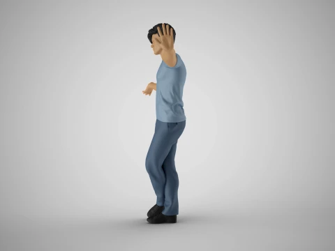 Man Who Raises Matters 3D Print Model