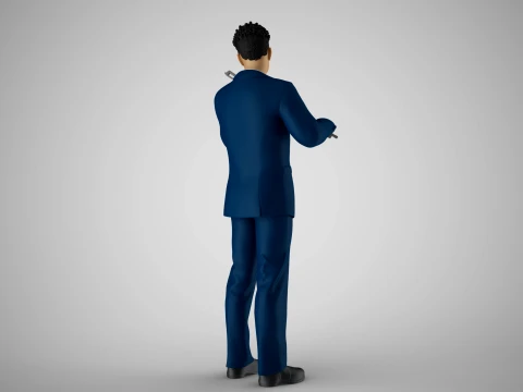 Violinist Man 3D Print Model