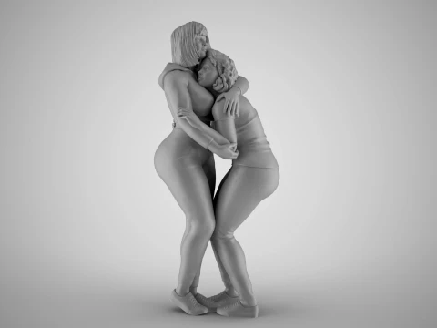 Hug Tenderly 3D Print Model