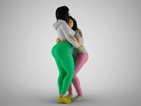 Hug Tenderly 3D Print Model