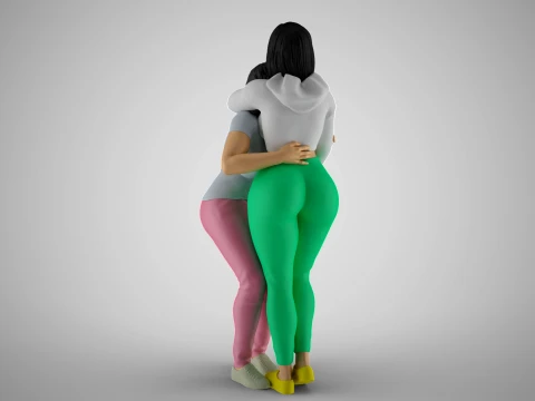 Hug Tenderly 3D Print Model