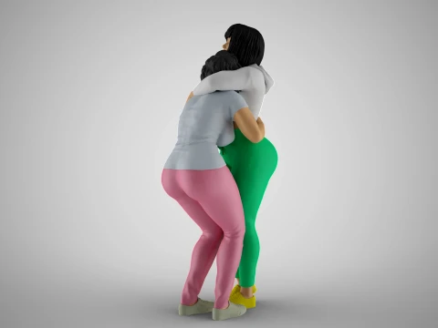 Hug Tenderly 3D Print Model