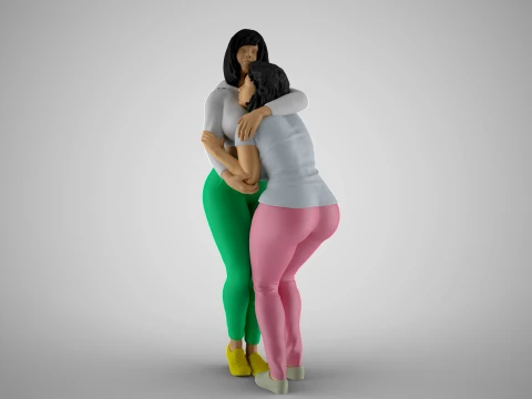 Hug Tenderly 3D Print Model