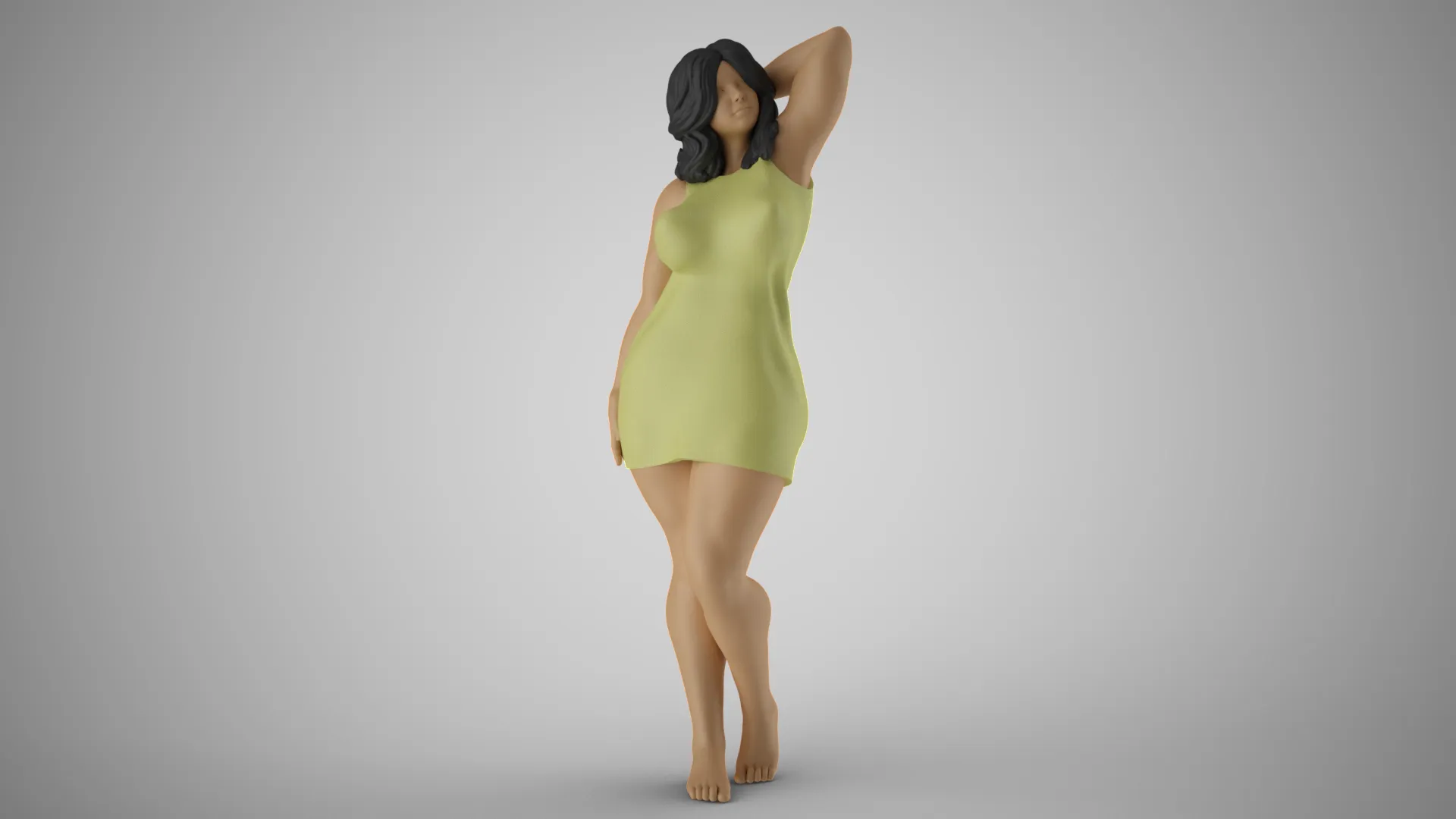 애교 3D 프린트 모델 .c4d .max .obj .3ds .fbx .stl .blend 