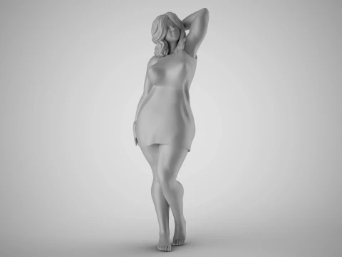 애교 3D 프린트 모델