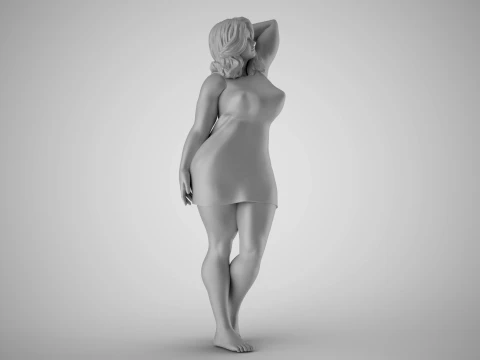 애교 3D 프린트 모델