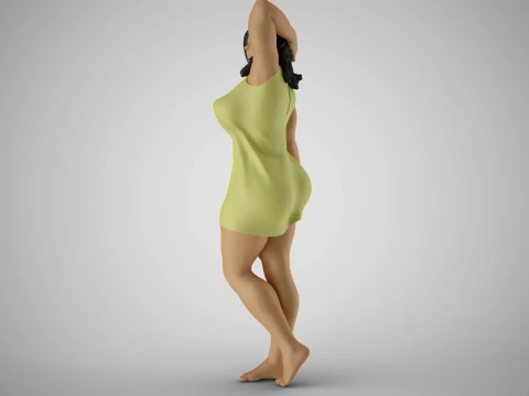 애교 3D 프린트 모델