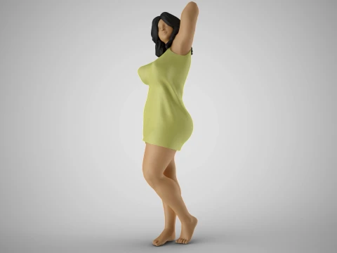 애교 3D 프린트 모델
