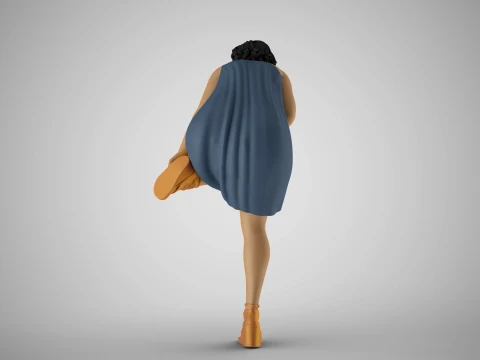Woman on Heel 3D Print Model