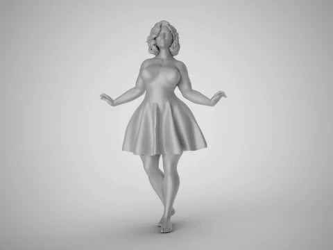 프린세스 리허설 3D 프린트 모델