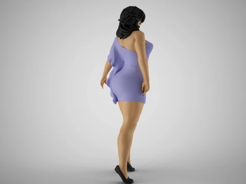 Roughneck Woman 3D Model