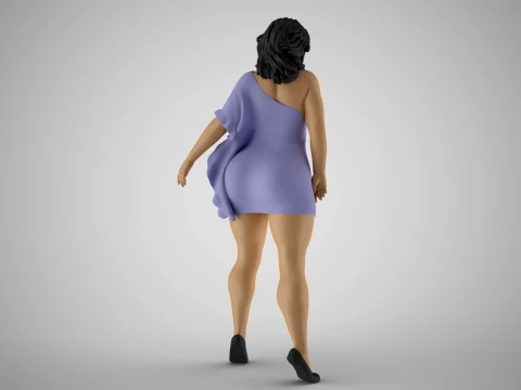 Roughneck Woman 3D Model