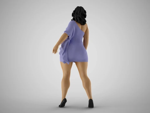 Roughneck Woman 3D Model