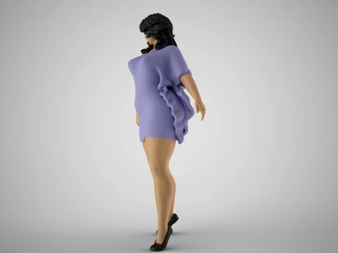 Roughneck Woman 3D Model
