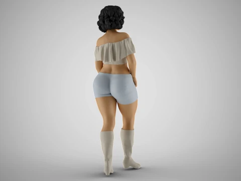 Coquet Girl 2 3D Print Model