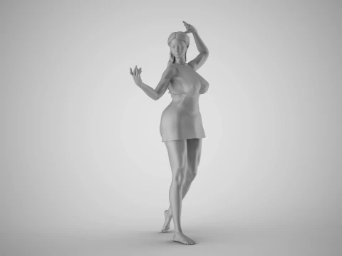 Hoofer Woman 2 3D Print Model