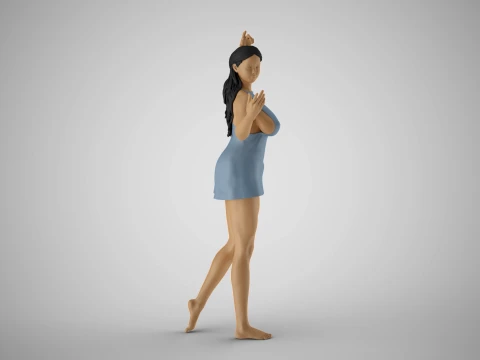 Hoofer Woman 2 3D Print Model
