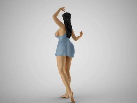 Hoofer Woman 2 3D Print Model