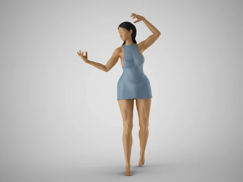 Hoofer Woman 2 3D Print Model