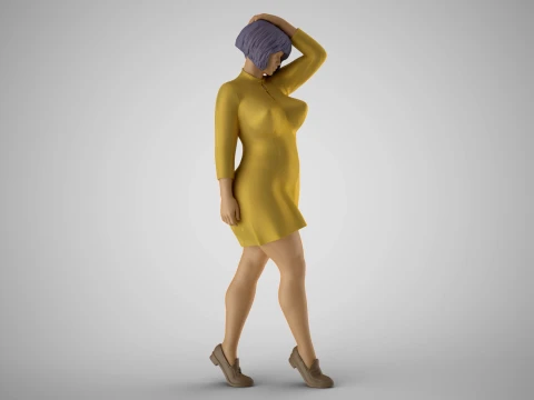 Heavy Mannequin 3D Print Model