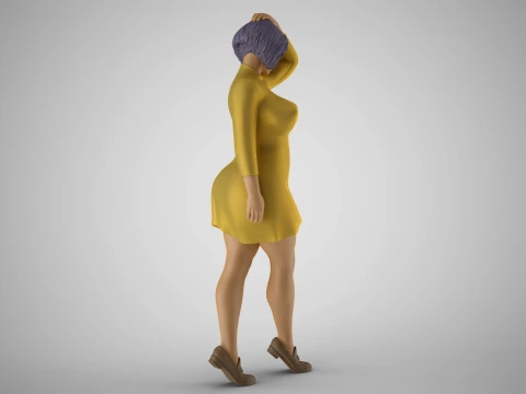 Heavy Mannequin 3D Print Model