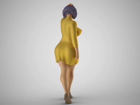 Heavy Mannequin 3D Print Model