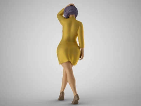 Heavy Mannequin 3D Print Model