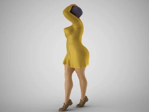 Heavy Mannequin 3D Print Model