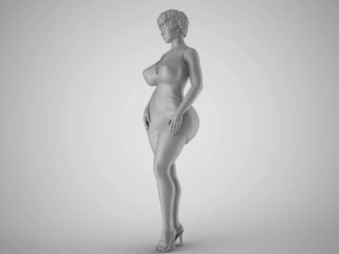 交渉ガール3 3Dプリントモデル