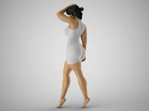 Geisha 3D Print Model