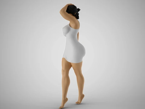 Geisha 3D Print Model