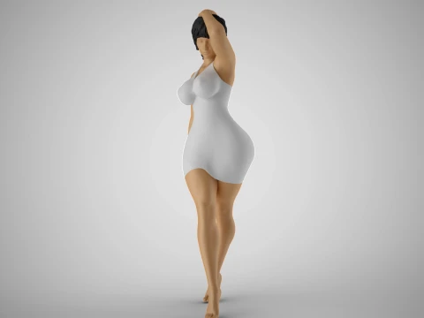 Geisha 3D Print Model