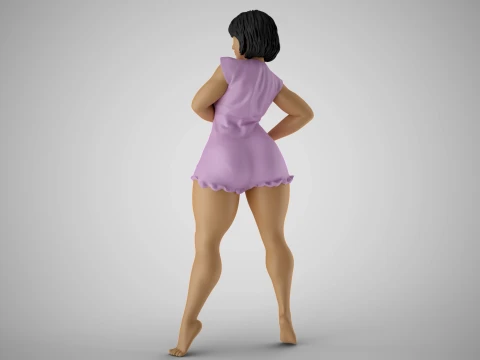 Stylish Standing Posture 3D Print Model