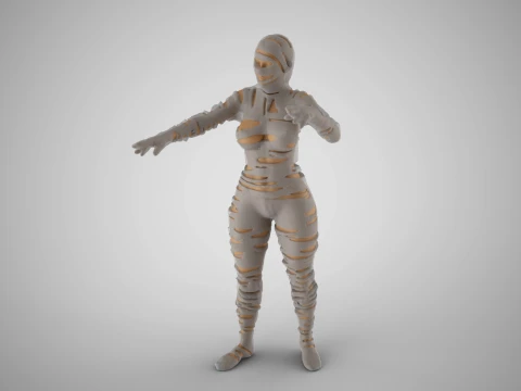 Mummy Woman 3D Print Model